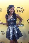 Star of “Let It Shine” Coco Jones graces the carpet at the&nbsp;Premiere