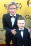 Recordings Artist Cody Simpson and his litle brother Tom at the Disney’s “Let It Shine”&nbsp;Premiere