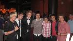 Iam5 Boy Band members, Dalton, Cole with Recording Artist, Cody Simpson, Will,  Dana,  Gabe and Actor Billy&nbsp;Unger