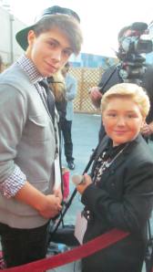 teen choice staples host for young hollywood life zac mann and zachary alexander rice