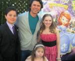 sofia zach , lou diamond philips and&nbsp;darcy