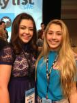 lia marie johnson and izzy gonzalez at&nbsp;playlistlive