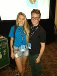 lia marie johnson and tyler oakley at playlist&nbsp;live