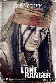 The LONE RANGER opens in theatres July 3, 2013