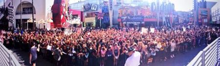 The Vamps impromtu Meet and Greet brings 100's of fans at Universal City Walk, Universal City, CA USA 10/13/13