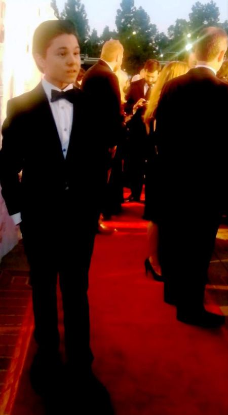 Zach Callison on the red carpet for the 2014 Annie Awards on Feb. 1, 2014