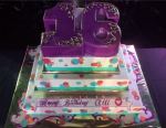ALLI SIMPSON 16 BDAY&nbsp;CAKE