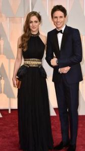  Hannah Bagshawe and Eddie Redmayne AT THE 2015 OSCARS